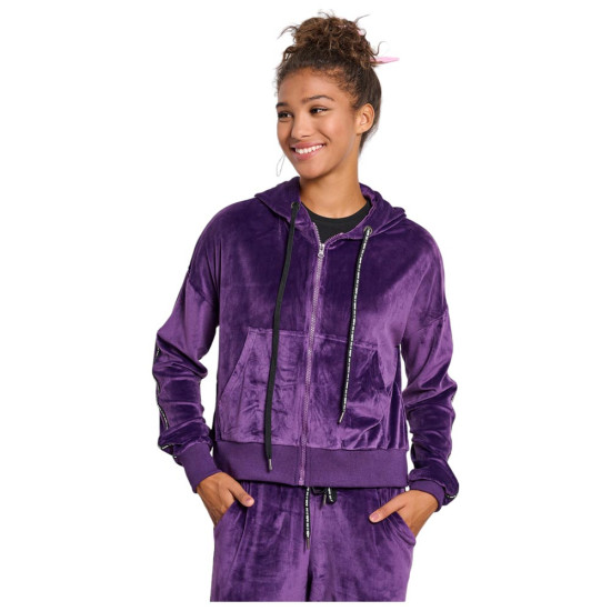 Bodytalk Γυναικεία ζακέτα Velour Full-Zip Hoodie